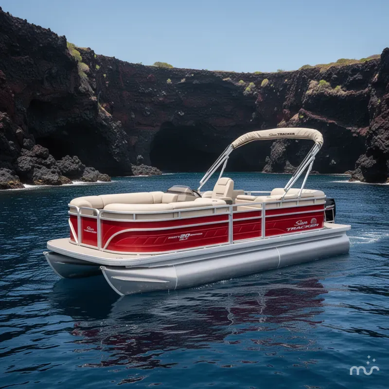 Slide: The Image of Sun Tracker Party Barge 20 DLX 2025 - 4