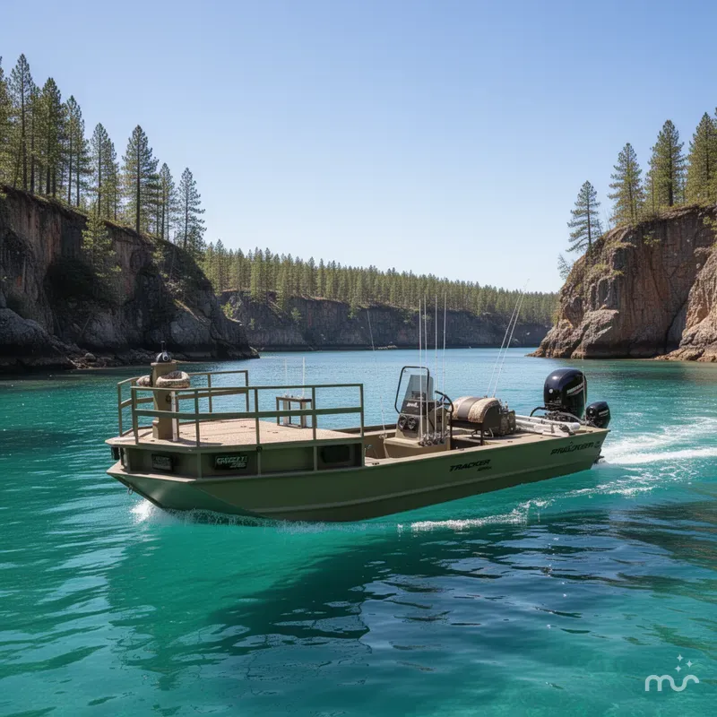 Slide: The Image of Tracker Grizzly 2072 CC Sportsman Kicker 2025 - 4
