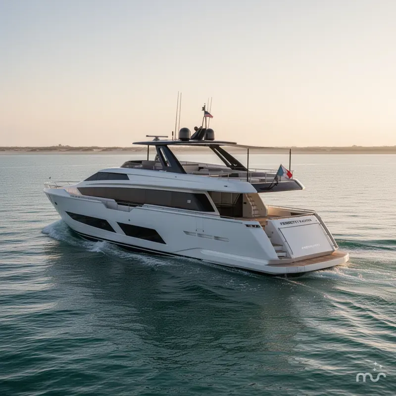 Slide: The Image of Ferretti Yachts 850 Motor Yacht 2018 - 1