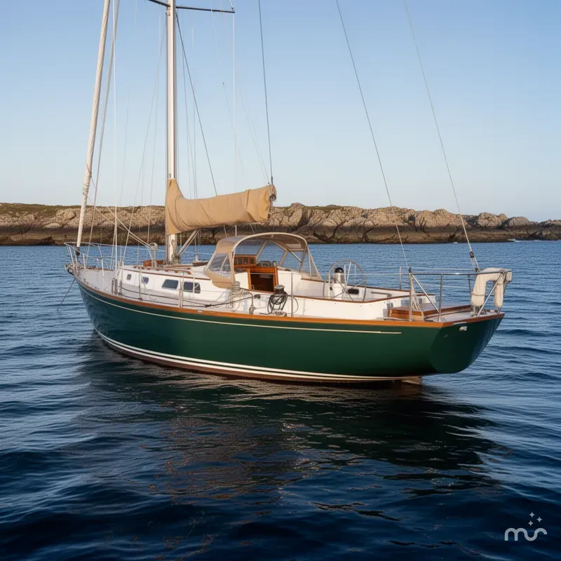 Slide: The Image of Hinckley Yachts Sou'wester 42 1987 - 2