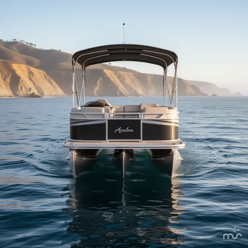 Slide: The Image of Avalon Venture Quad Lounger 18' w/ 60HP Mercury! 2022 - 3