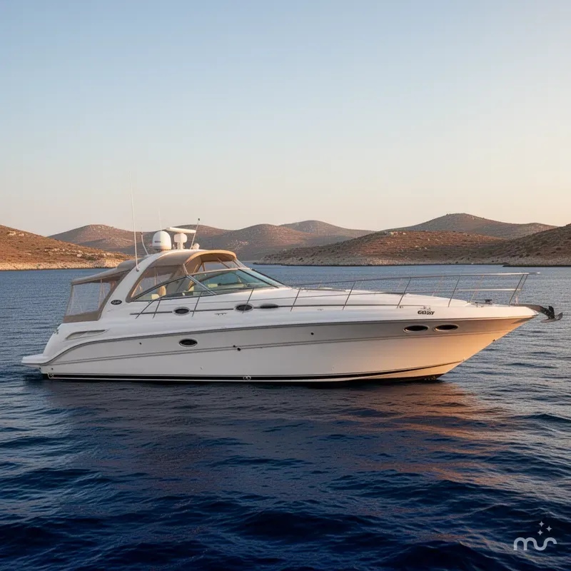 Slide: The Image of Sea Ray 410 Sundancer 2002 - 2