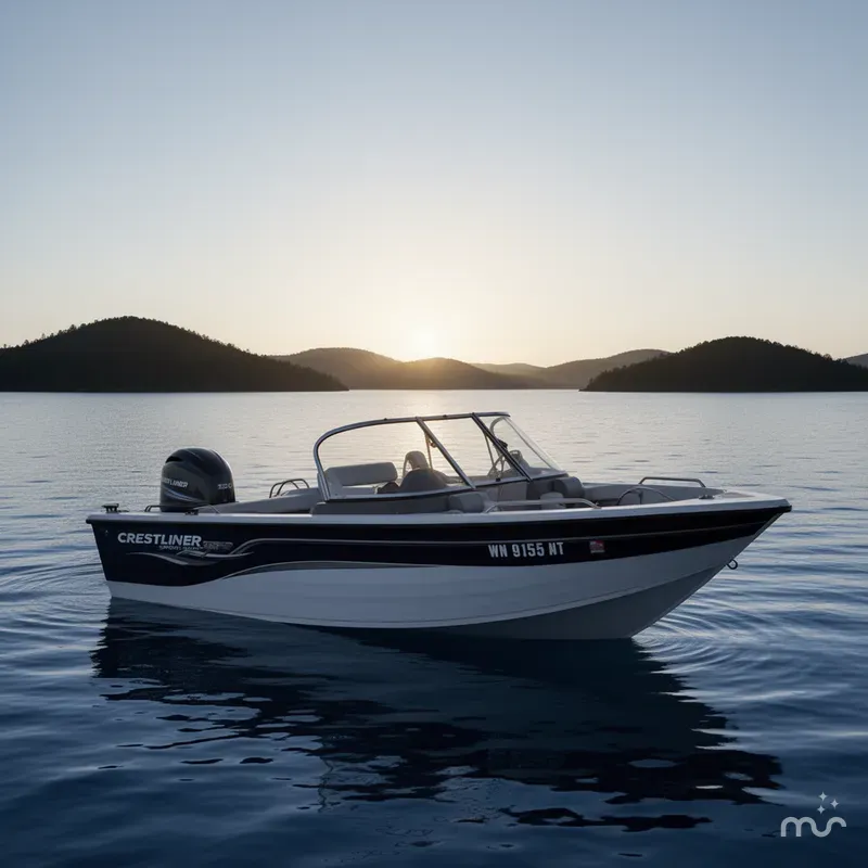 Slide: The Image of Crestliner Sportfish 1950 2005 - 0