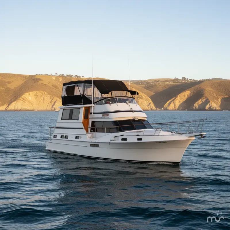 Slide: The Image of Gulfstar 49 Motor Yacht 1985 - 0