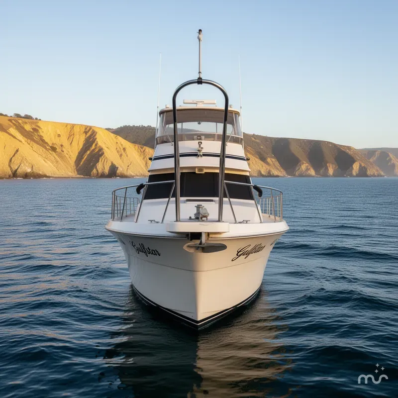 Slide: The Image of Gulfstar 49 Motor Yacht 1985 - 1