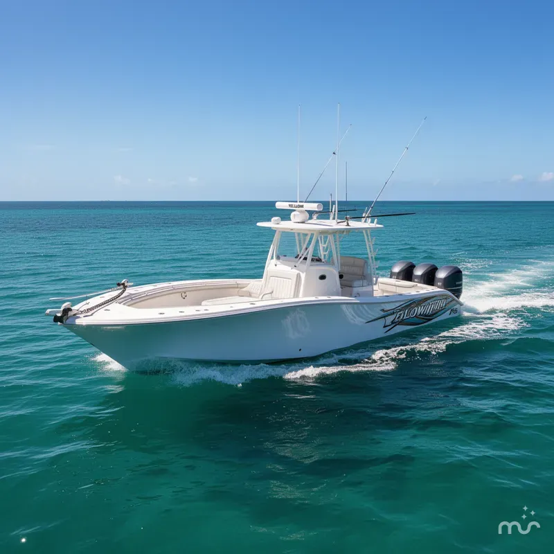 Slide: The Image of Yellowfin 34 Offshore 2017 - 1