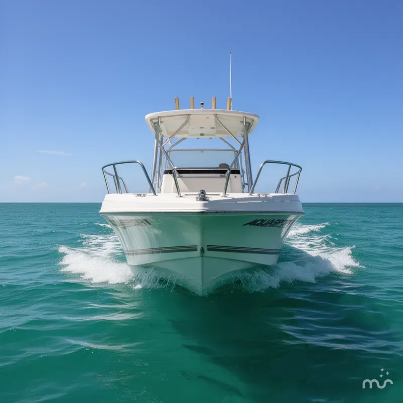 Slide: The Image of Aquasport 225 Explorer w Yamaha 200 FOUR STROKE ONLY 380 HOURS 2004 - 3