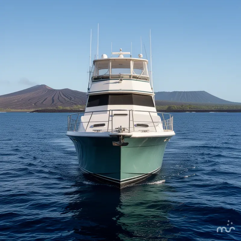 Slide: The Image of Hatteras 40 Double Cabin 1987 - 1