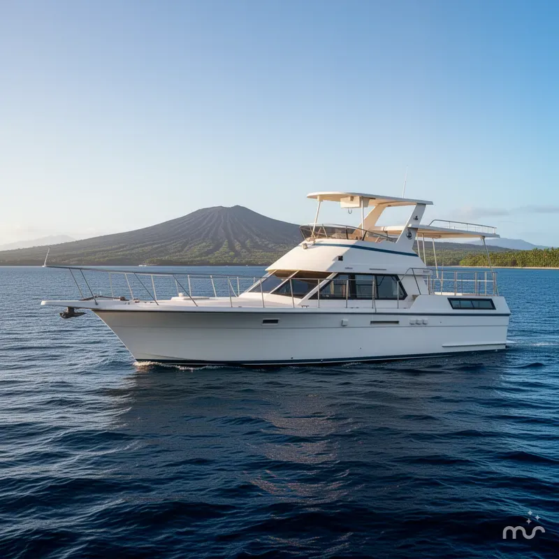 Slide: The Image of Hatteras 40 Double Cabin 1987 - 2