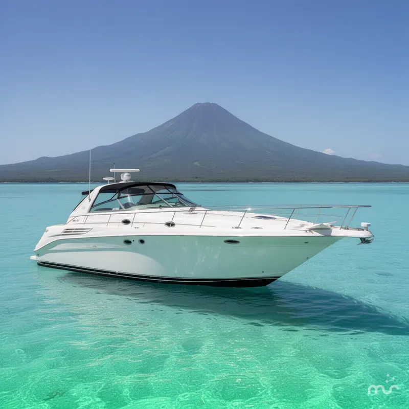 Slide: The Image of Sea Ray 450 Sundancer 1998 - 2