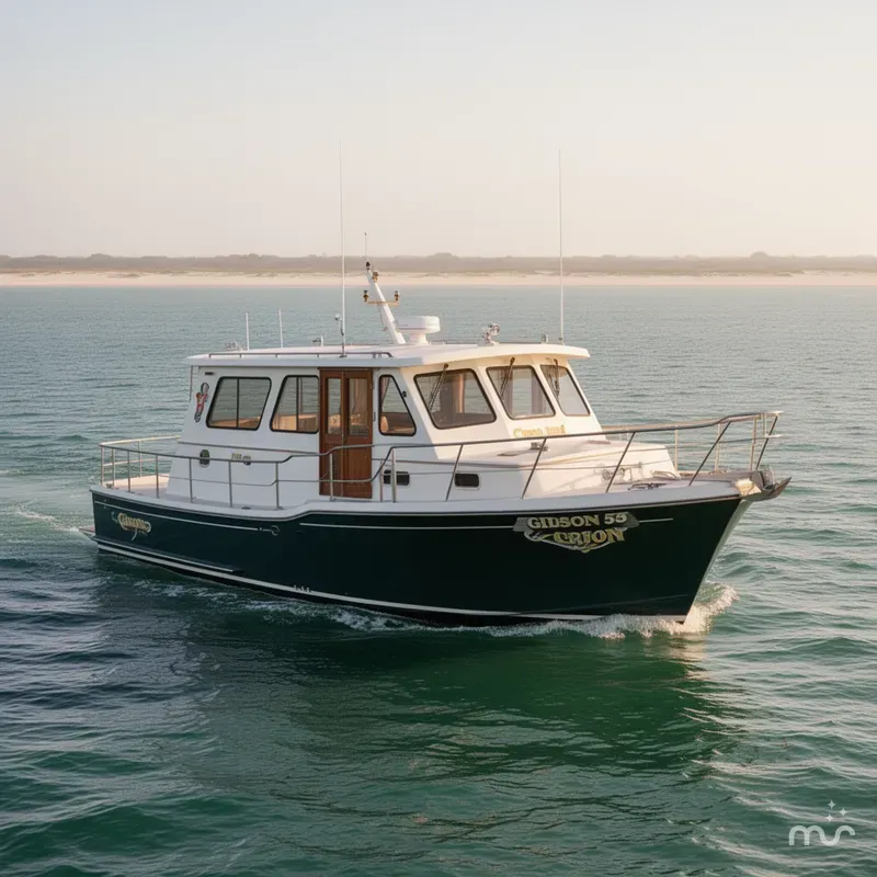 Slide: The Image of Gibson 50 Cabin Yacht 2001 - 0