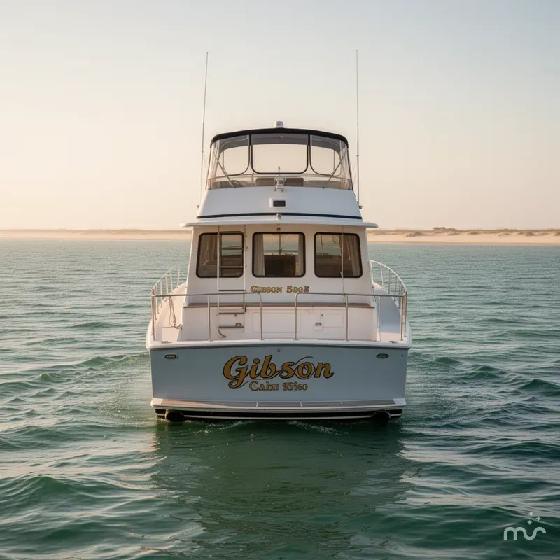 Slide: The Image of Gibson 50 Cabin Yacht 2001 - 2