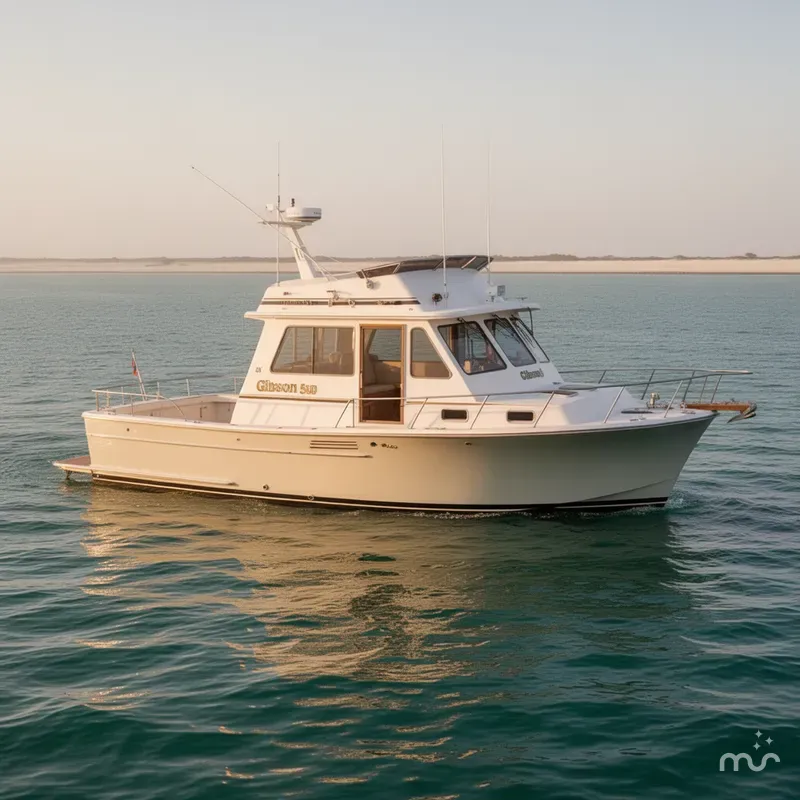Slide: The Image of Gibson 50 Cabin Yacht 2001 - 3