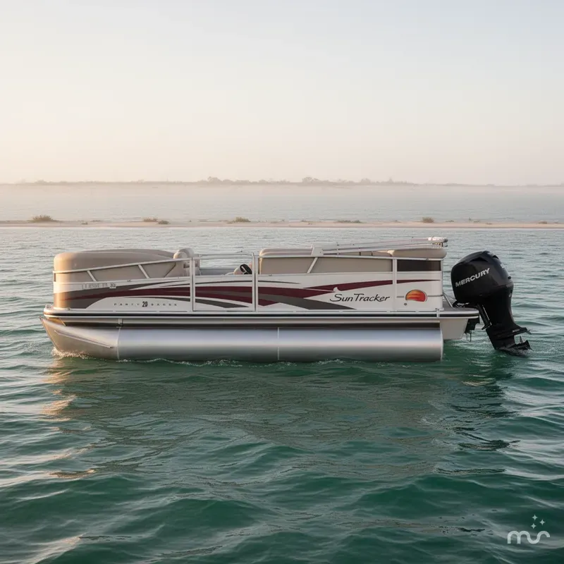 Slide: The Image of Sun Tracker Party Barge 20 2008 - 1