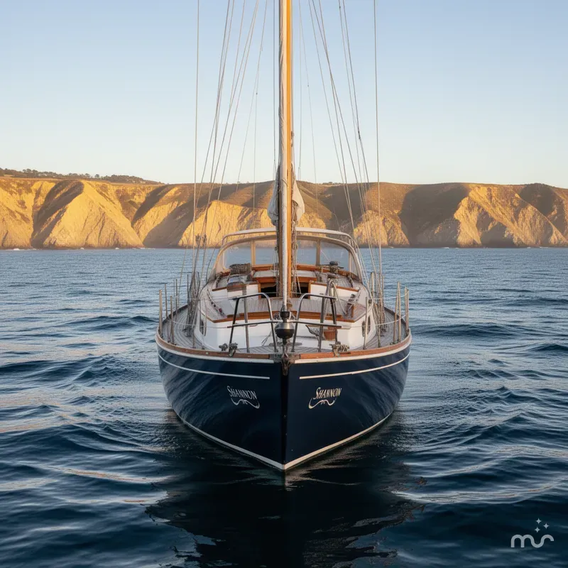 Slide: The Image of Shannon 43 Classic Cutter 1985 - 3