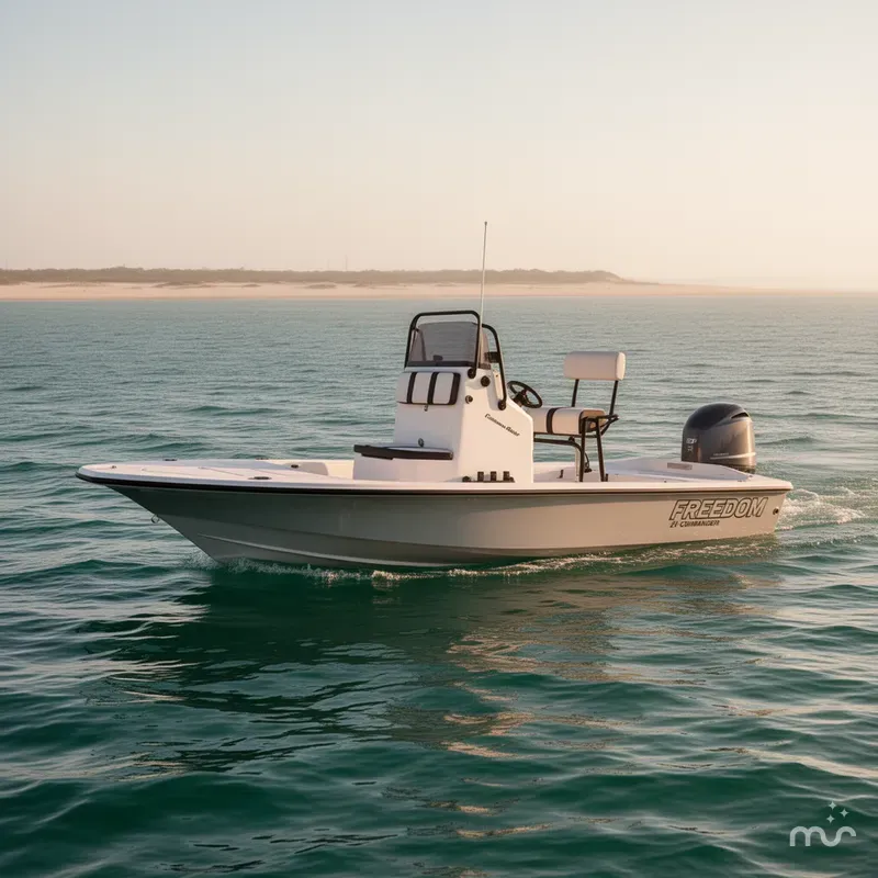 Slide: The Image of Freedom Boats 21' Commander 2025 - 1