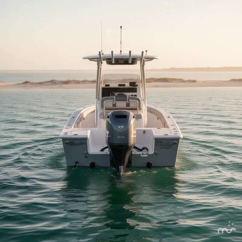 Slide: The Image of Freedom Boats 21' Commander 2025 - 2