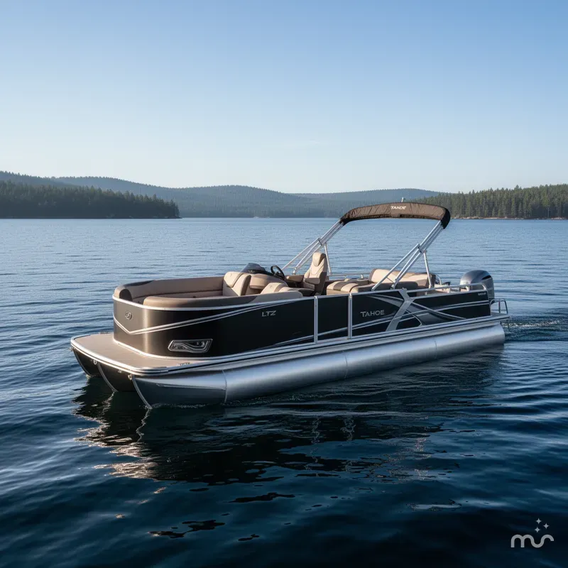 Slide: The Image of Tahoe LTZ 2385 Swingback (VRB) & Honda 4-Stroke EFI 2025 - 2