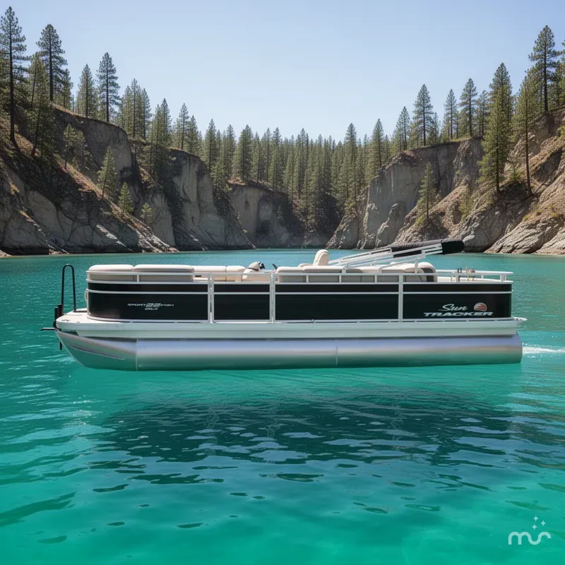 Slide: The Image of Sun Tracker SportFish 22 DLX 2025 - 2