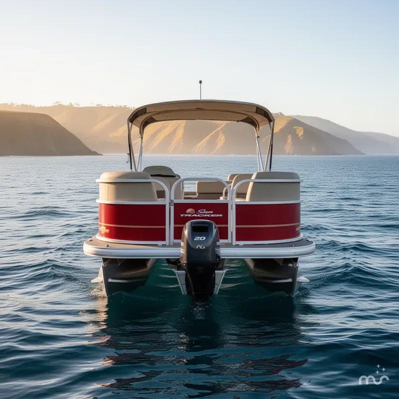 Slide: The Image of Sun Tracker Party Barge 18 DLX 2023 - 2