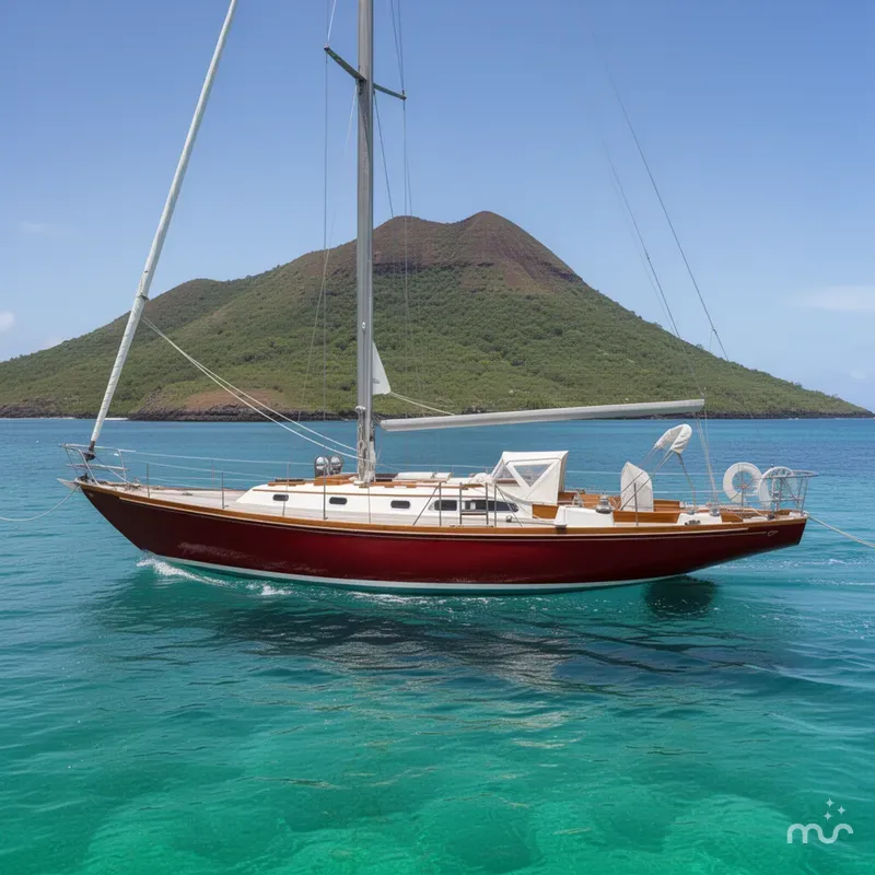 Slide: The Image of Hinckley Yachts Bermuda 40 MKIII 1978 - 2