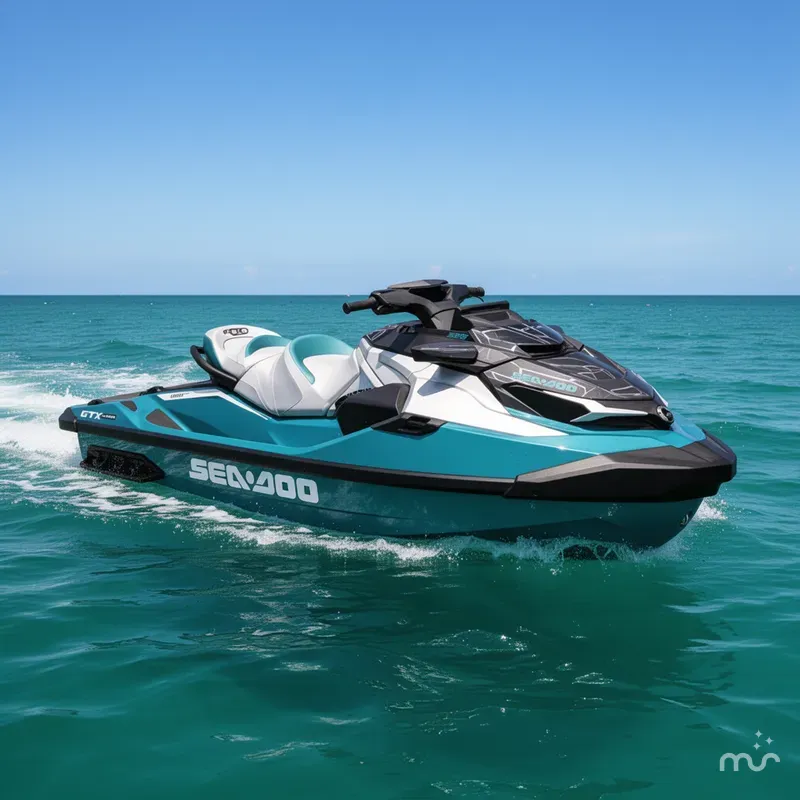 Slide: The Image of Sea-Doo GTX™ Limited 325 Teal Metallic 2025 - 0