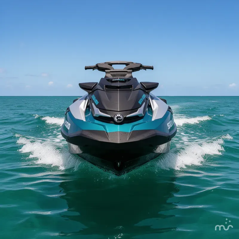 Slide: The Image of Sea-Doo GTX™ Limited 325 Teal Metallic 2025 - 1