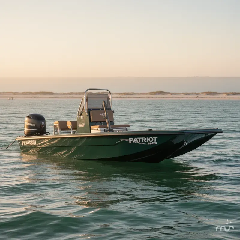 Slide: The Image of Freedom Boats 18' Patriot 2025 - 2