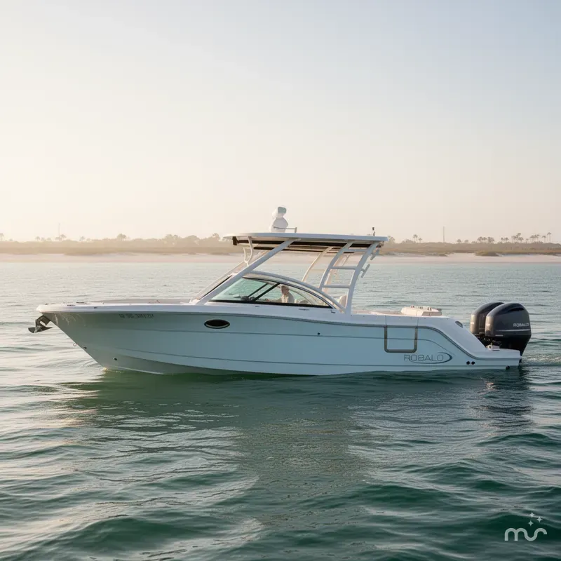 Slide: The Image of Robalo R317 Dual Console 2020 - 2