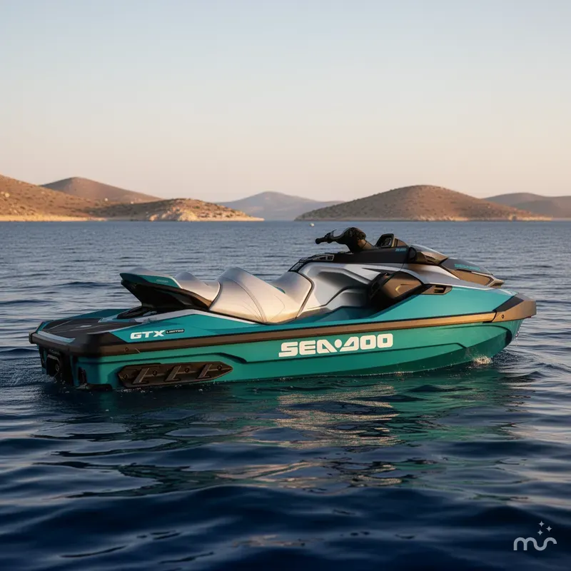 The Image of Sea-Doo GTX Limited 325 Teal Metallic 2025 - 0