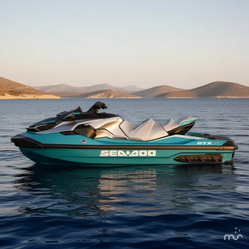 Slide: The Image of Sea-Doo GTX Limited 325 Teal Metallic 2025 - 2