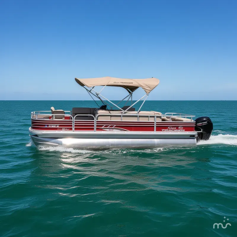 Slide: The Image of Sun Tracker Fishin' Barge 22 DLX 2021 - 1