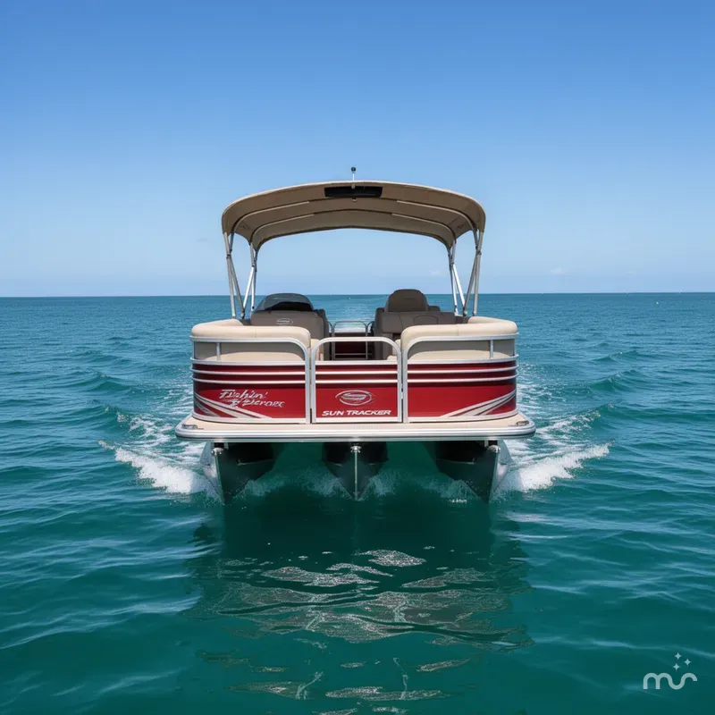Slide: The Image of Sun Tracker Fishin' Barge 22 DLX 2021 - 3
