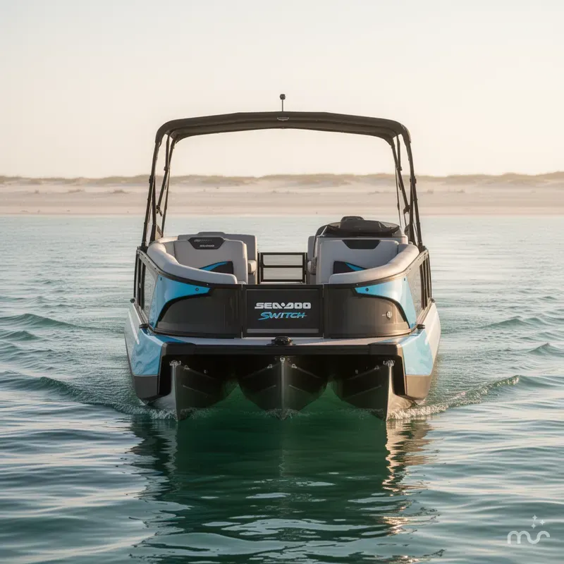 Slide: The Image of Sea-Doo Switch® Cruise 21 - 230 hp Galvanized 2024 - 2