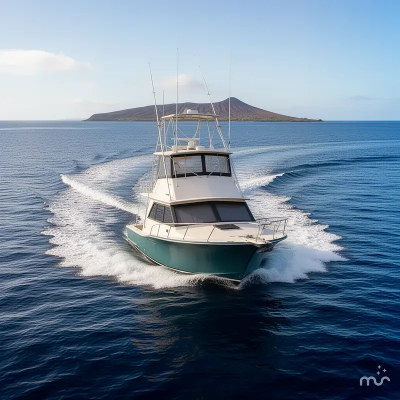 The Image of Marinette 28 Sport Fish Fly Bridge 1989 - 0
