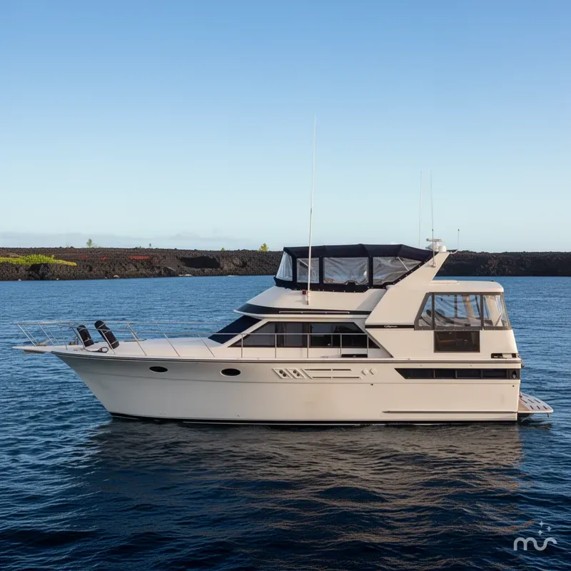 Slide: The Image of Californian Sundeck Motoryacht 1988 - 2