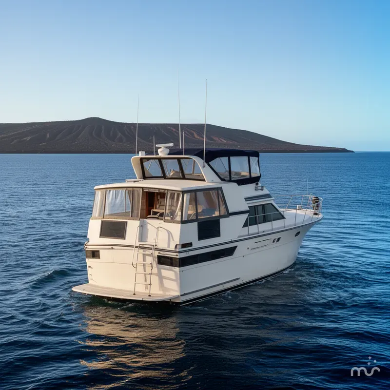 Slide: The Image of Californian Sundeck Motoryacht 1988 - 3
