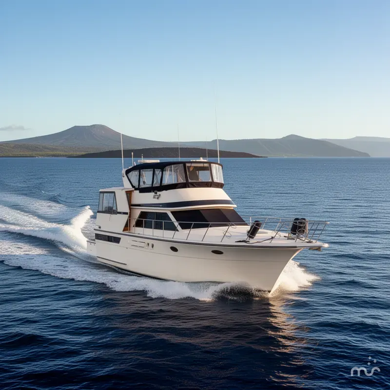 Slide: The Image of Californian Sundeck Motoryacht 1988 - 4