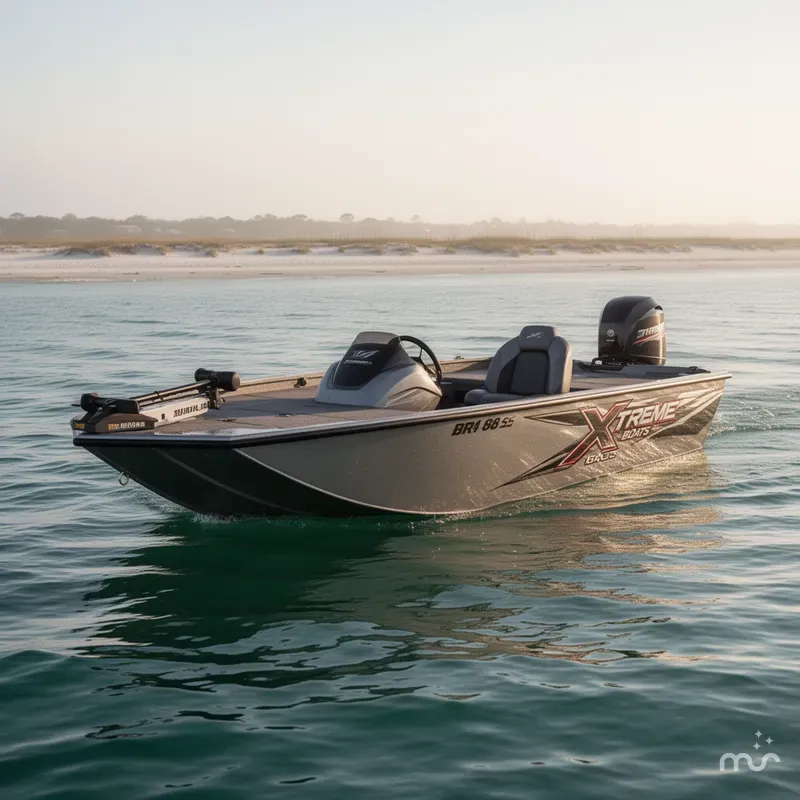 Slide: The Image of Xtreme Boats Brute 1648 SS Jet Tunnel 2025 - 1