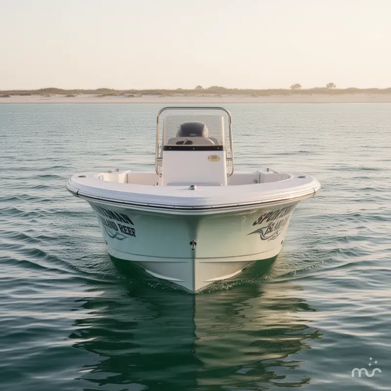 Slide: The Image of Sportsman Island Reef 17 Center Console 2016 - 1