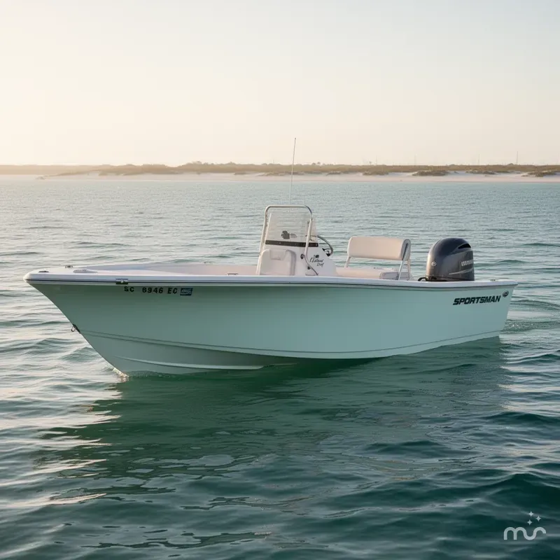 Slide: The Image of Sportsman Island Reef 17 Center Console 2016 - 2