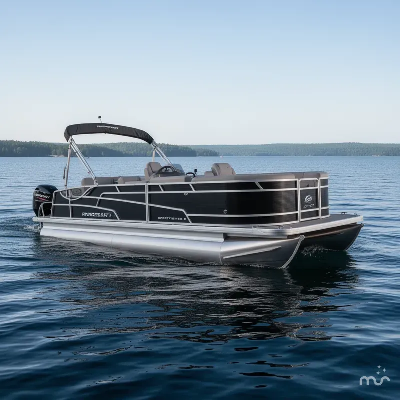Slide: The Image of Princecraft 21 Sportfisher 2-S Pontoon & Mercury 4-Stroke EFI 2025 - 0