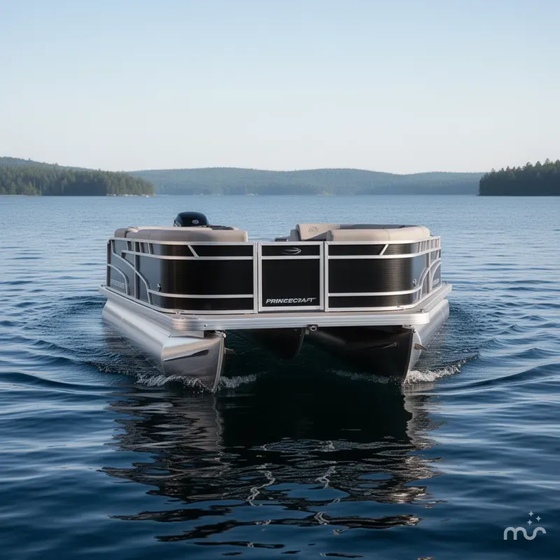 Slide: The Image of Princecraft 21 Sportfisher 2-S Pontoon & Mercury 4-Stroke EFI 2025 - 1