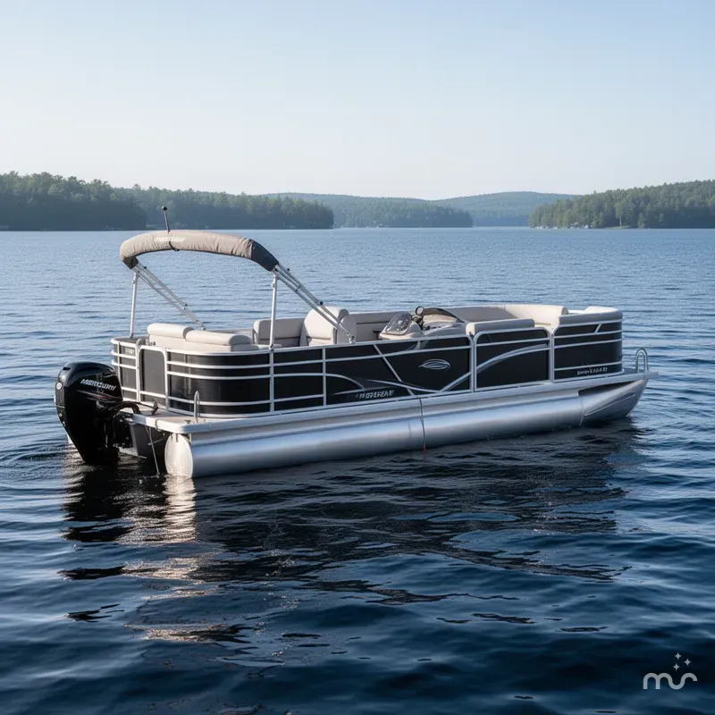Slide: The Image of Princecraft 21 Sportfisher 2-S Pontoon & Mercury 4-Stroke EFI 2025 - 2