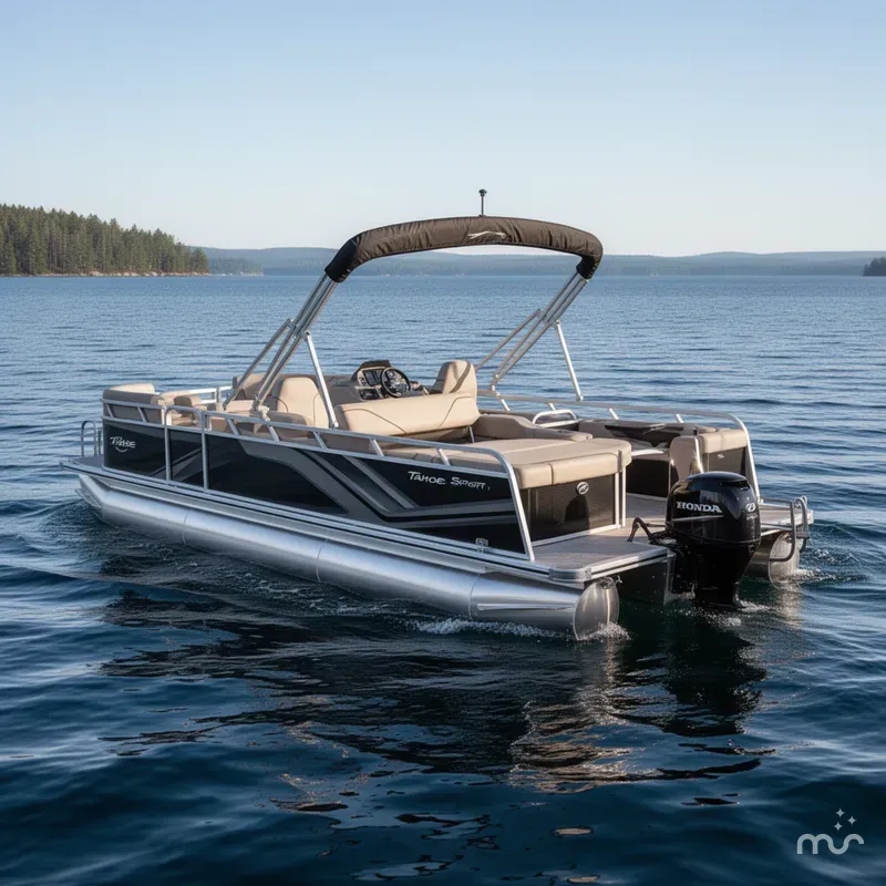 Slide: The Image of Tahoe Sport 2385 Swingback (VRB) & Honda 4-Stroke EFI 2025 - 1