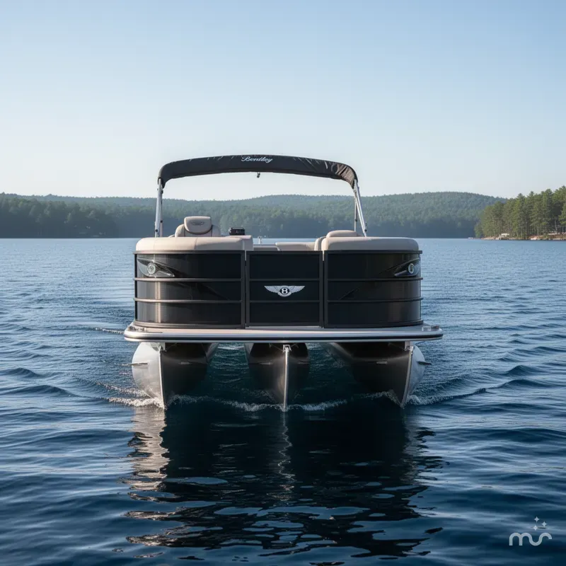Slide: The Image of Bentley Pontoons Legacy 223 Swingback Tritoon & Honda 4-Stroke EFI 2025 - 1