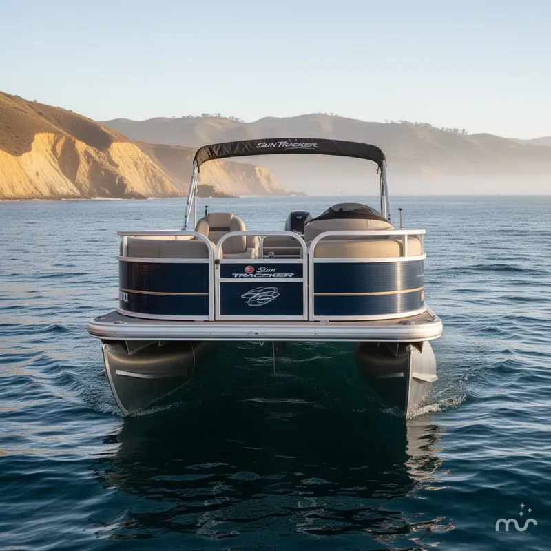 Slide: The Image of Sun Tracker Bass Buggy 18 DLX w/ 60HP Mercury! 2024 - 3