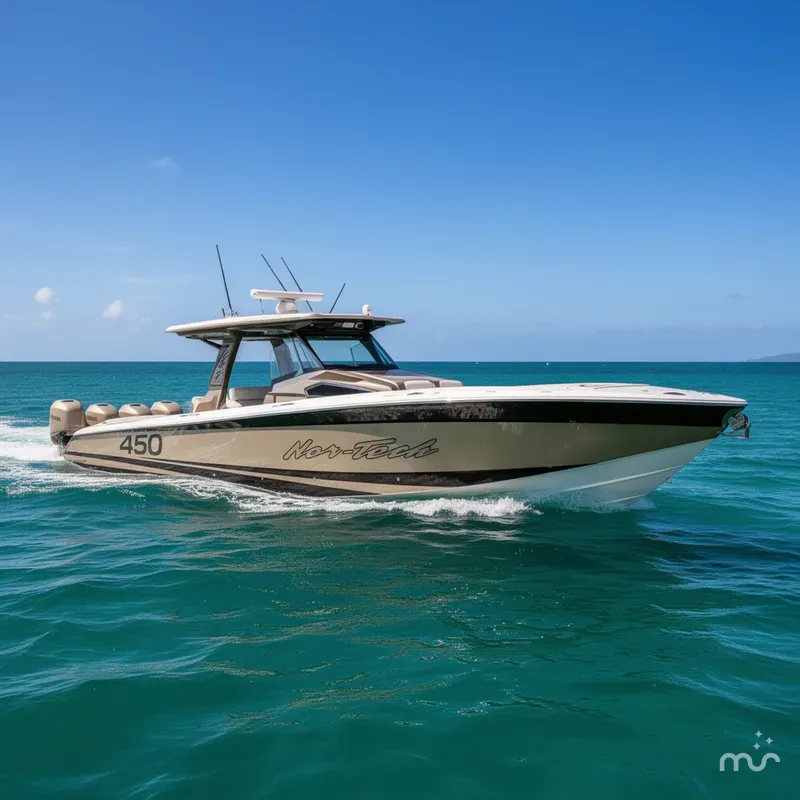 Slide: The Image of Nor-Tech 450 Sport Center Console 2019 - 0