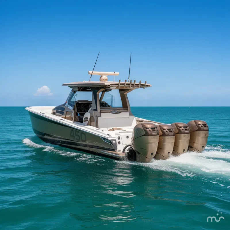 Slide: The Image of Nor-Tech 450 Sport Center Console 2019 - 3
