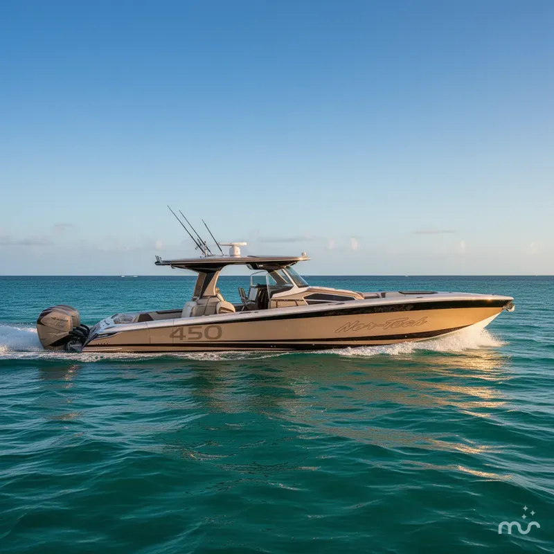 Slide: The Image of Nor-Tech 450 Sport Center Console 2019 - 4